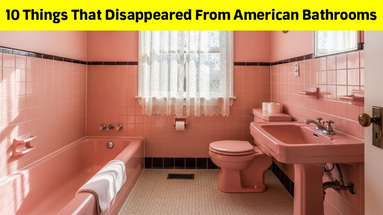 10 Things That Disappeared From American Bathrooms