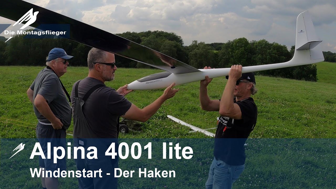 Alpina 4001 lite Windenstart - Der Haken