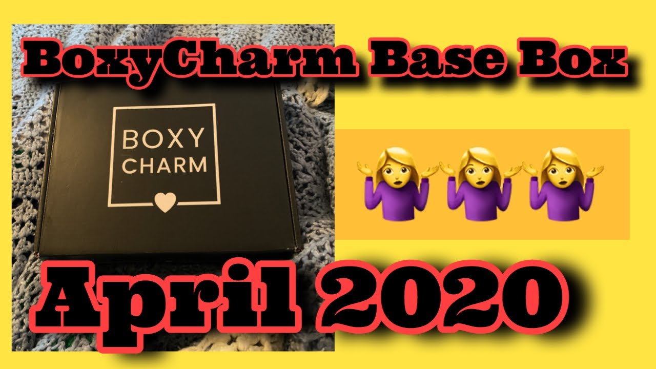 BoxyCharm April 2020 Base Box