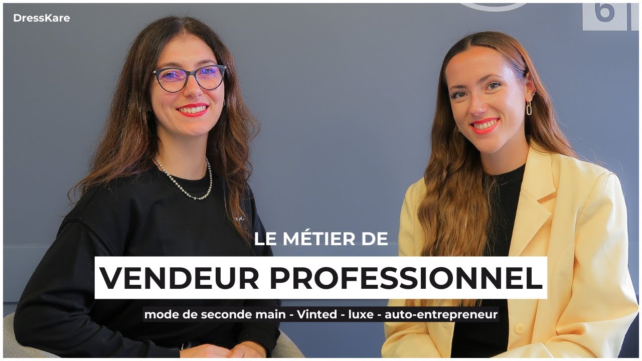 Le métier de vendeur professionnel de vêtements de seconde main