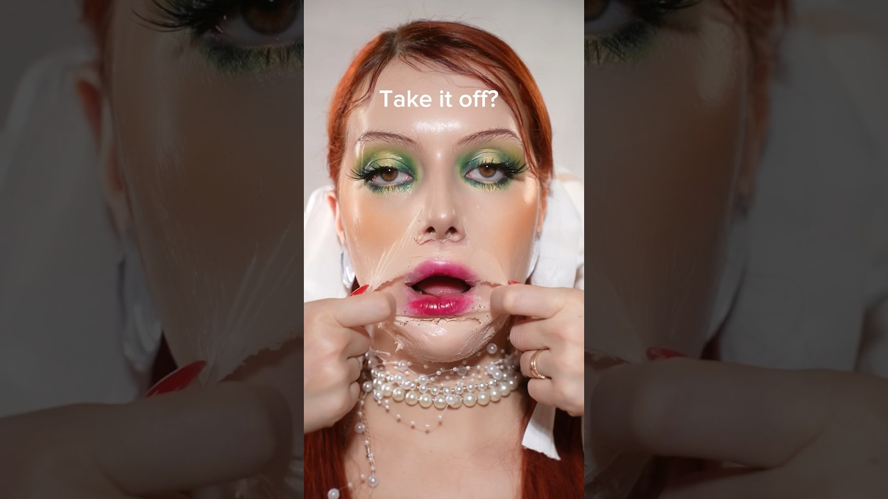 Porcelain skin makeup . Take it off? #makeup #molchanovamua