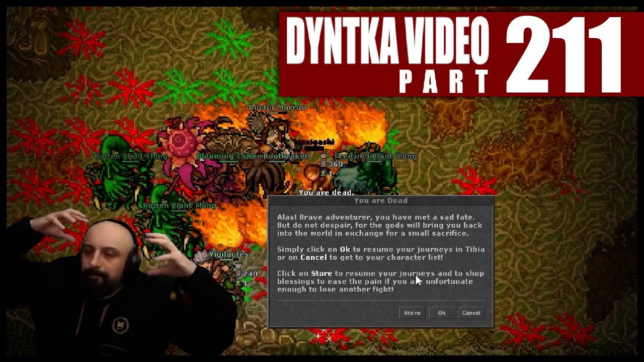 Pierwsza deska w tym roku - Rekord sprzedaży Loota - Tier Helmetu | Tibia - Dyntka Video odc. 211