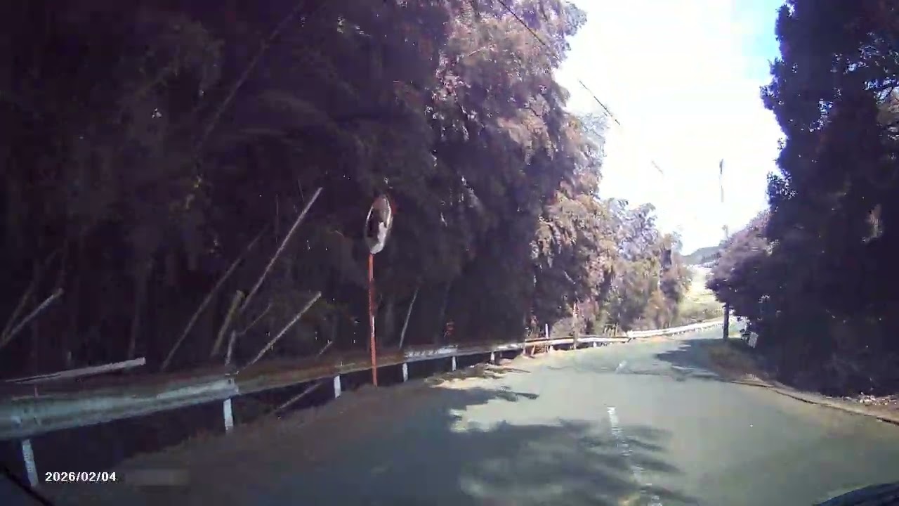 ドラレコ映像・福津市 ～ 金刀比羅神社→須多田→梅津地区