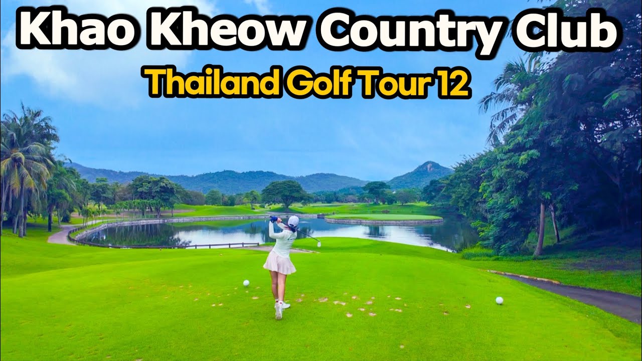 Beautiful Thailand Golf Course Tour! [Khao Kheow Country Club]