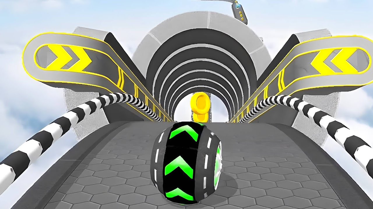 Rolling Ball Sky Escape Gameplay Speedrun All Levels 1836