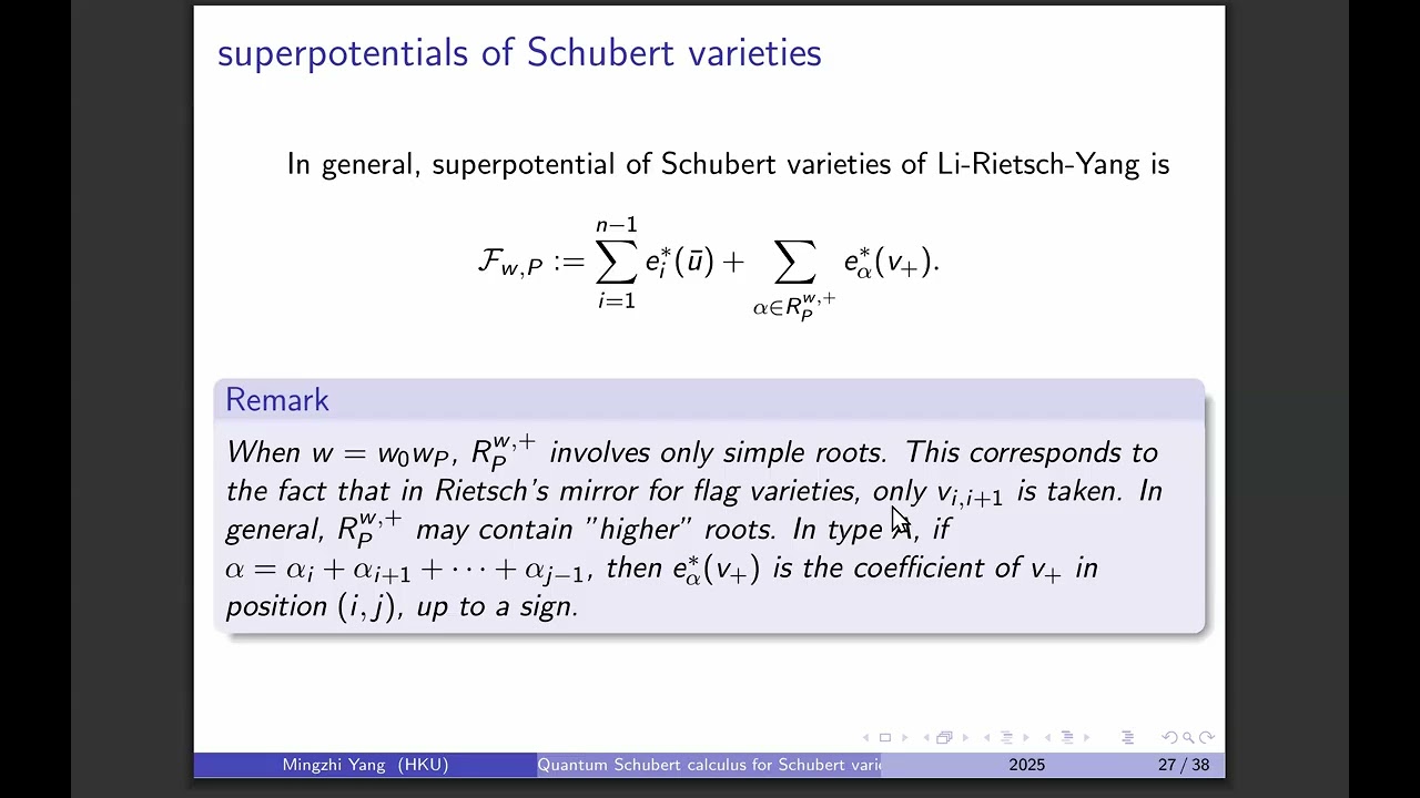 Mingzhi Yang, part2, `Quantum Schubert calculus for smooth Schubert divisors in Fl_n'