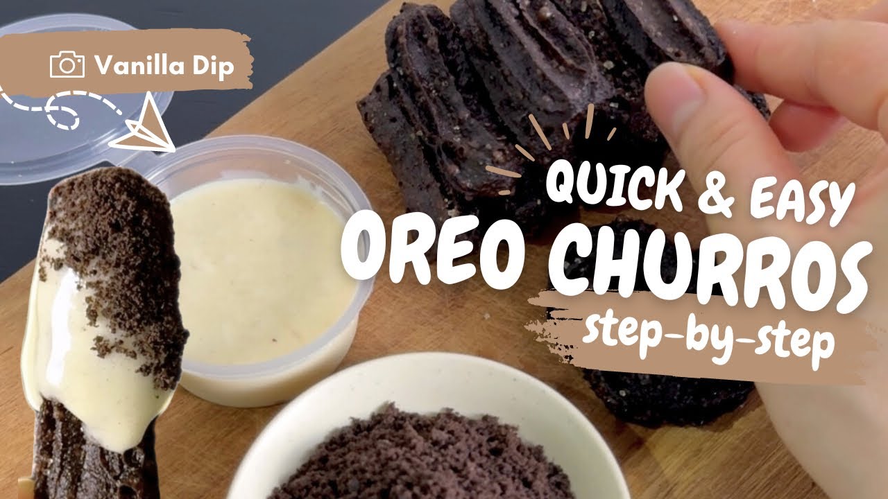 BEST Oreo Churros Recipe (WISH I MADE THIS SOONER‼️😫) #quickandeasyrecipe
