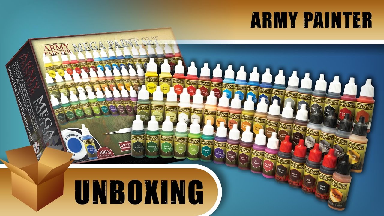 Army Painter Unboxing: Mega Paint Set