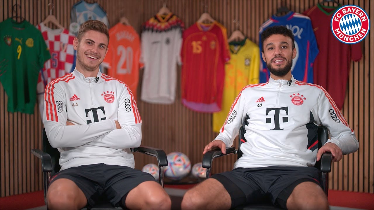 The FC Bayern World Cup Quiz feat. Stanišić & Mazraoui 🌎