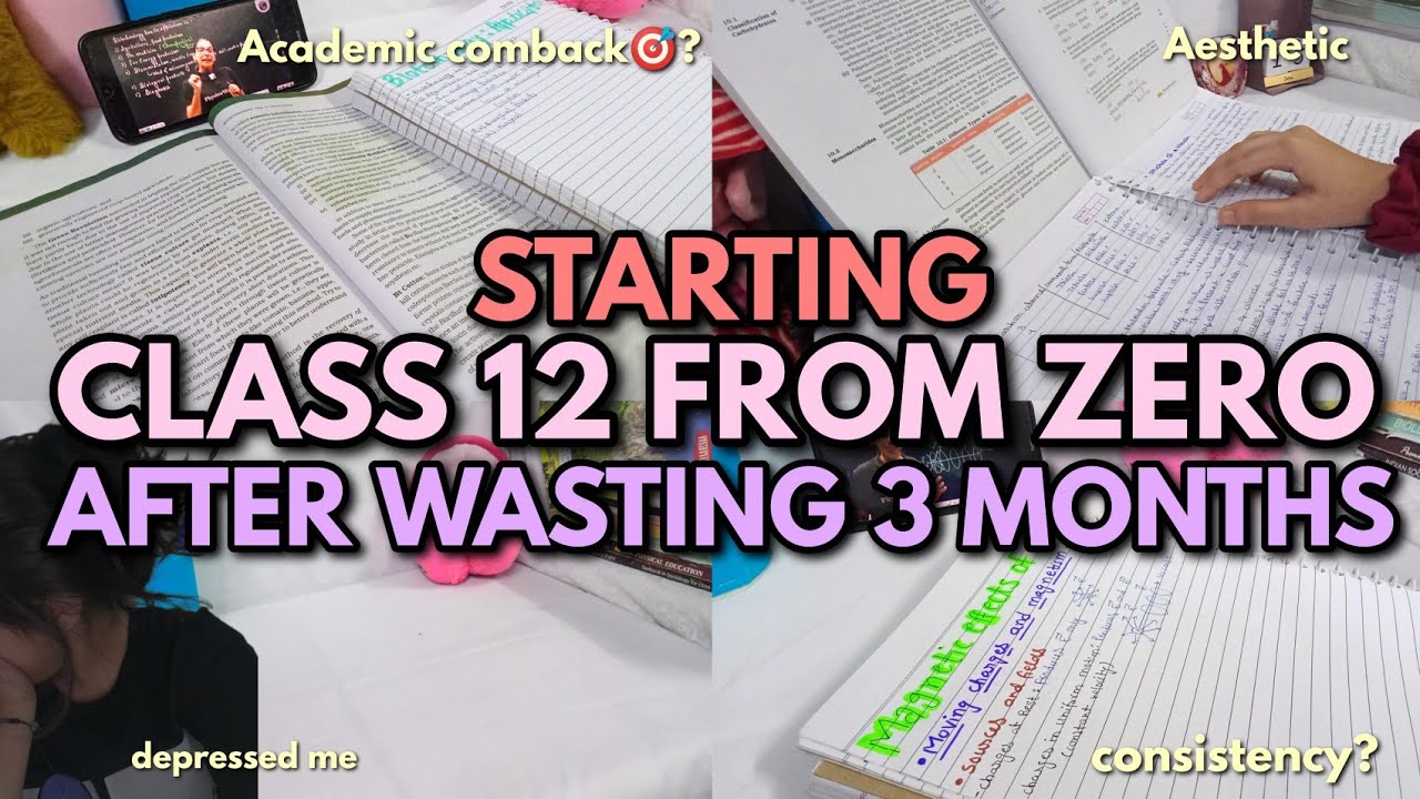 Jumping into Class 12! 💀🔥 || 3 Months of Chaos 😭 || Epic Study Vlog