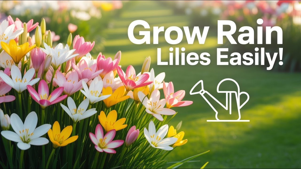 &ldquo;Rain Lilies care,&rdquo; &ldquo;how to grow Zephyranthes,&rdquo; &ldquo;U S  gardening tips,&rdquo; and &ldquo;seasonal flowers USA &rdquo;
