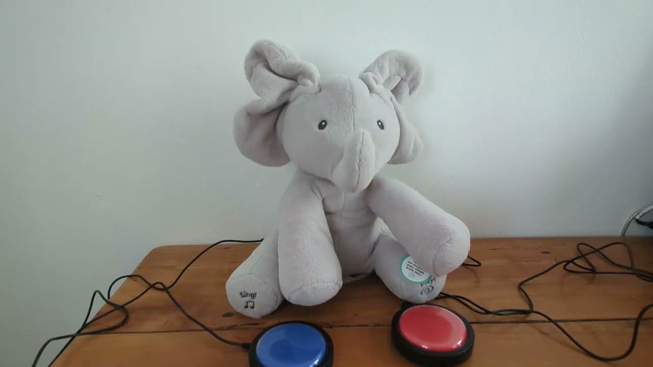 Peluche animée Flappy L'éléphant