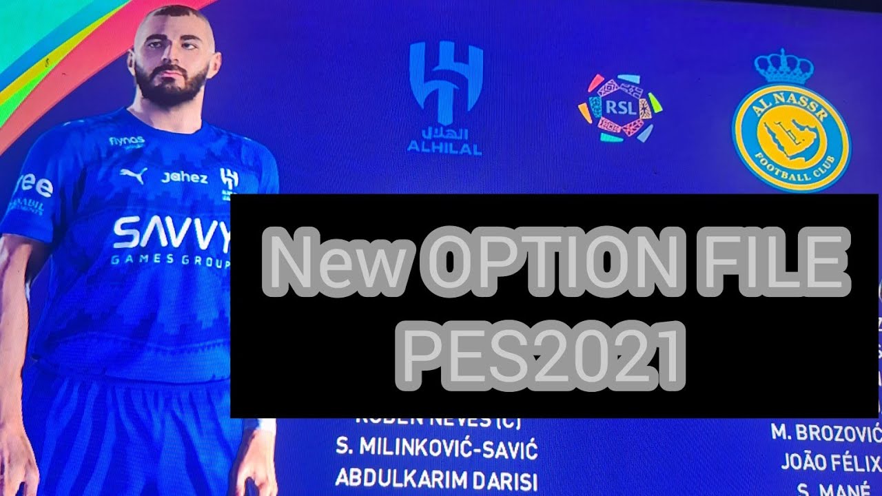 Benzema AL Hilal 🔥 REVIEW OPTION FILE PES 2021 PS4 PS5 🐐