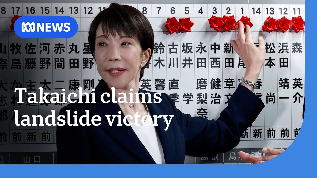 Takaichi's coalition claims landslide victory in Japan&rsquo;s snap election | ABC NEWS