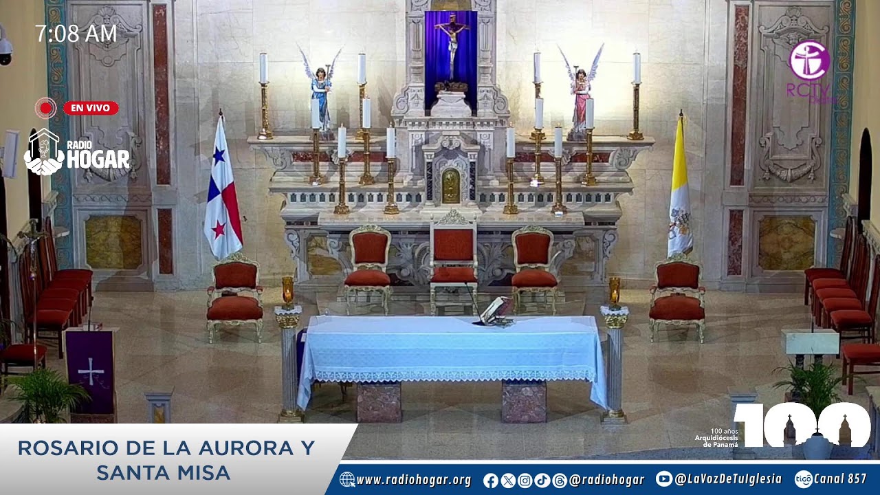 ROSARIO DE LA AURORA Y SANTA MISA, SANTUARIO NACIONAL