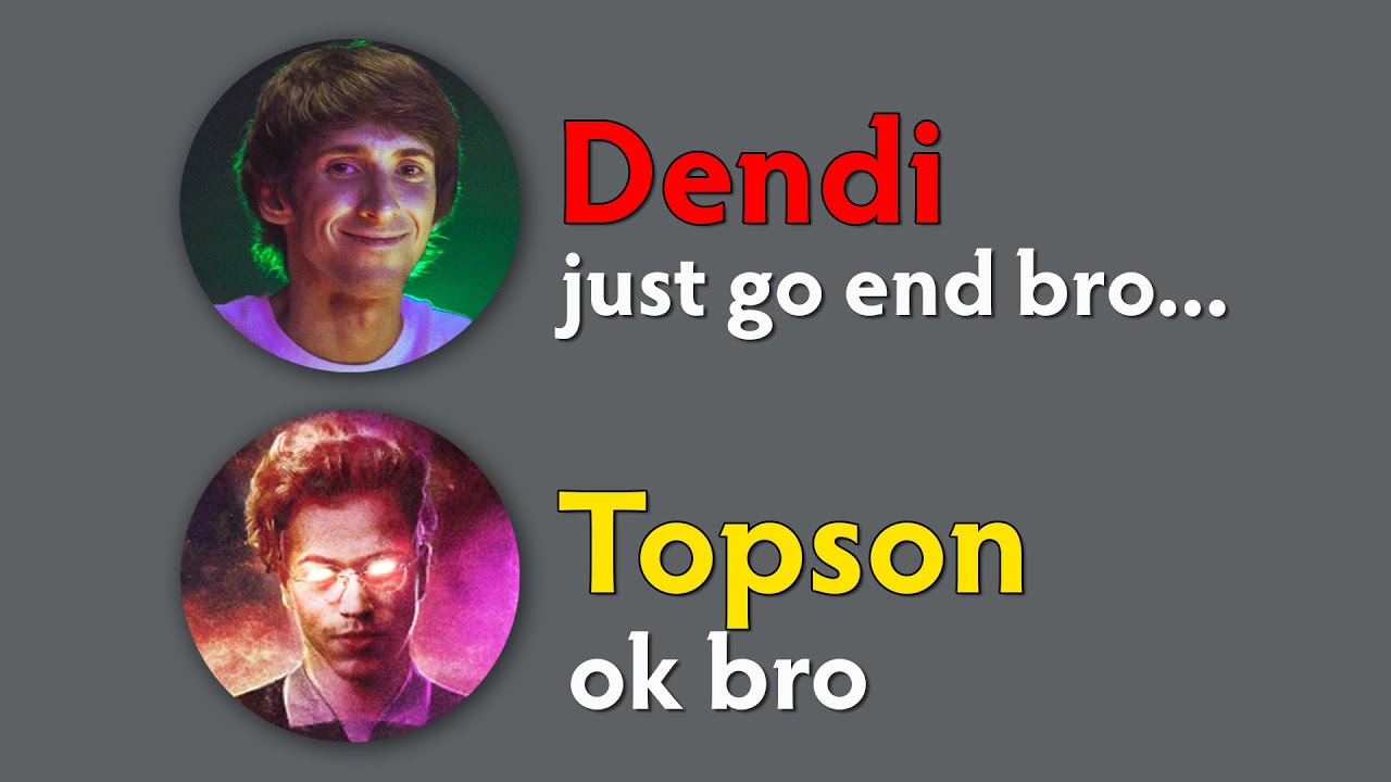 That one game DENDI meets against Topson in Ranked...