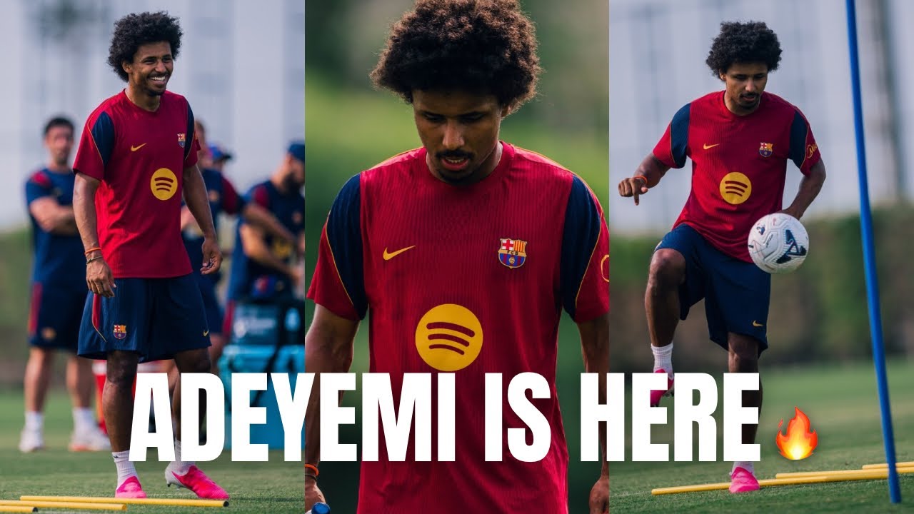 Karim Adeyemi&rsquo;s First Bar&ccedil;a Training Under Hansi Flick! 🔵🔴