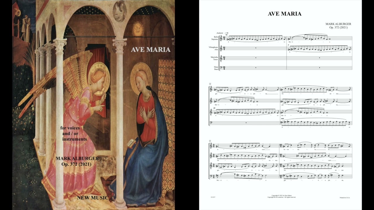 Mark Alburger - Ave Maria, Op. 372