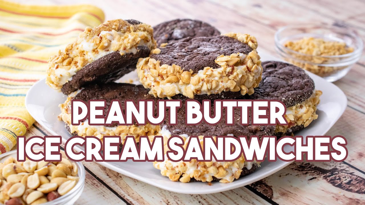 Peanut Butter Ice Cream Sandwiches