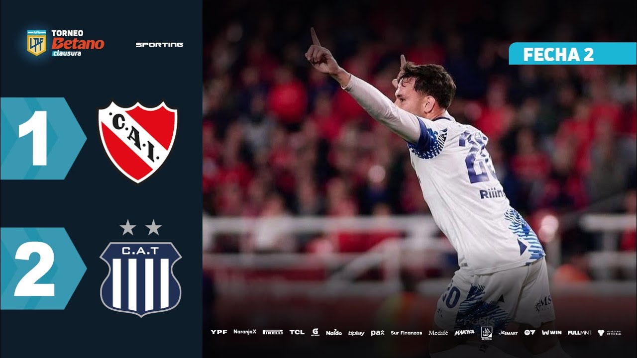 INDEPENDIENTE 1 - 2 TALLERES I Resumen del partido | #TorneoBetano Clausura 2025