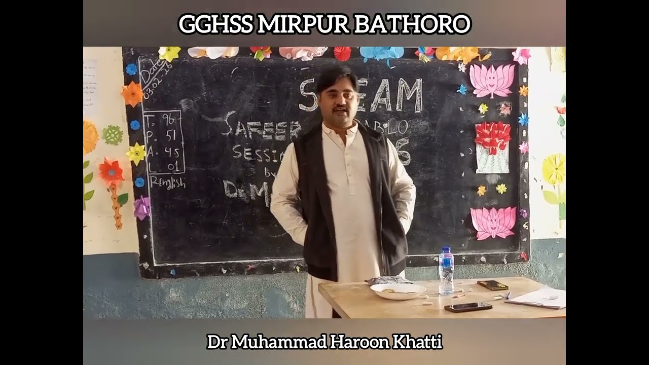 Dr. Muhammad Haroon Khatti | Steam Muqablo 2026 Safeer Session | GGHSS MIRPUR BATHORO SUJAWAL