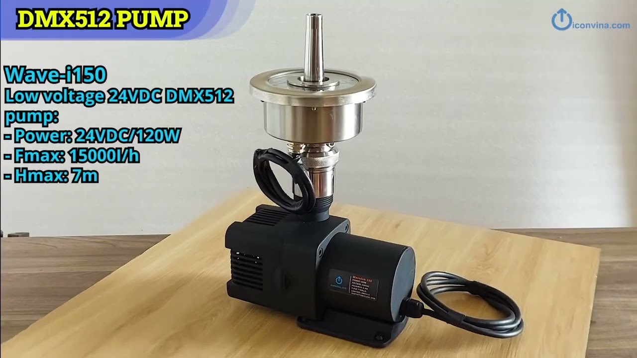 DMX512 pump 24V, 220V, 380V; DMX pump