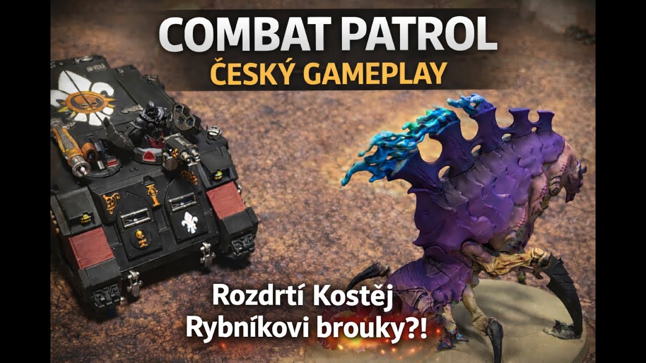 Combat Patrol – TYRANIDS vs ADEPTA SORORITAS | český gameplay | Rozdrtí Kostěj Rybníkovi brouky? 🪲