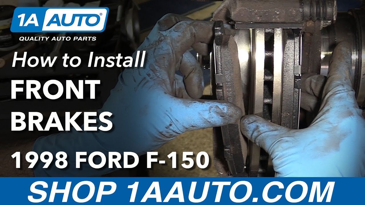 Как заменить передние тормоза Ford F-150 4x4 97-03