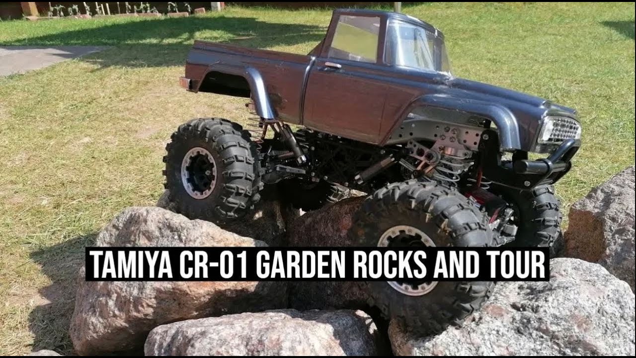 Tamiya Crawler Scales Rocks!