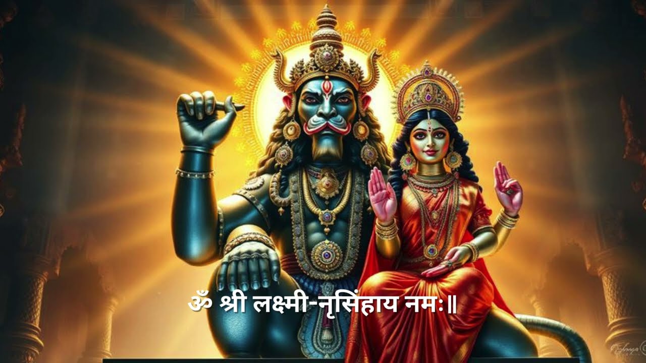Shri Lakshmi Narasimha Mantra | ॐ श्री लक्ष्मी-नृसिंहाय नमः | Powerful Protection & Blessings