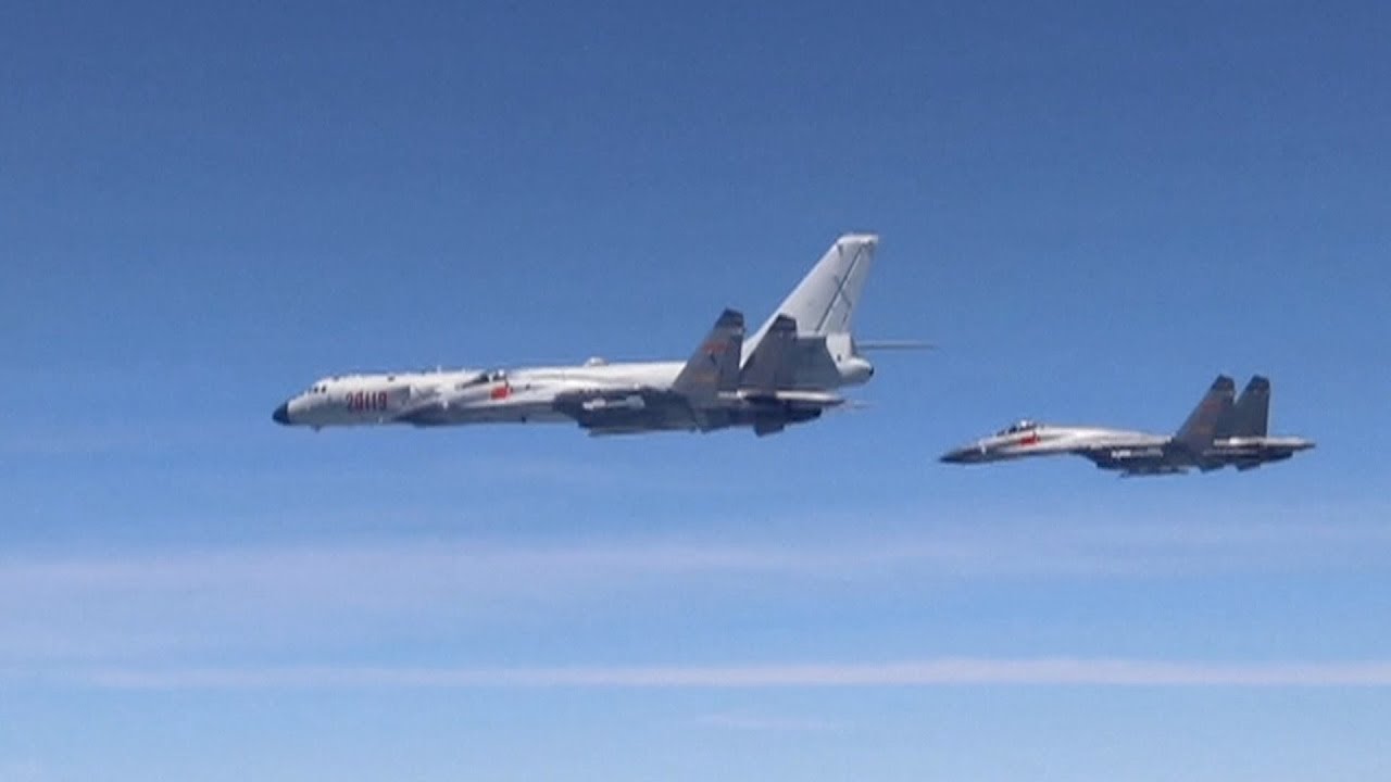 Chinese PLA air force conducts round-Taiwan-island patrol