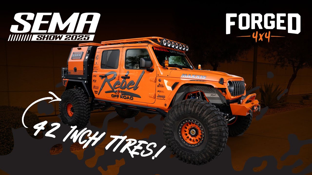 Мы нашли экстремальный Jeep Gladiator от Rebel Offroad на выставке SEMA 2025