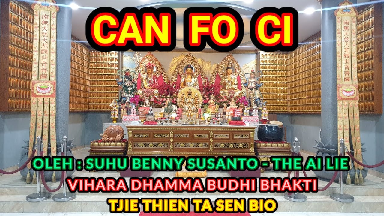 LIAM KENG - CAN FO CI - VIHARA DHAMMA BUDHI BHAKTI / TJIE THIEN TA SEN BIO - TANGERANG