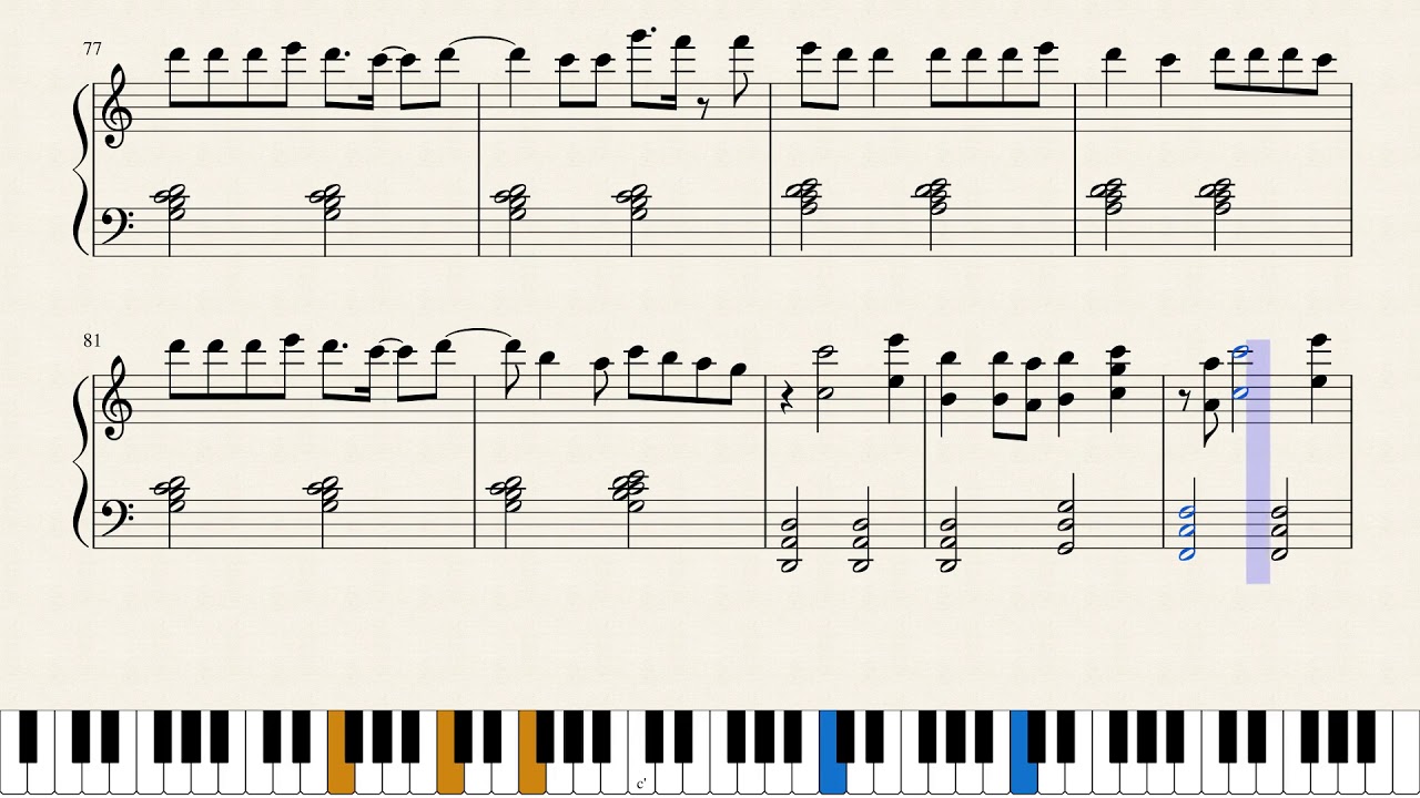 Eden - Wake Up - Piano