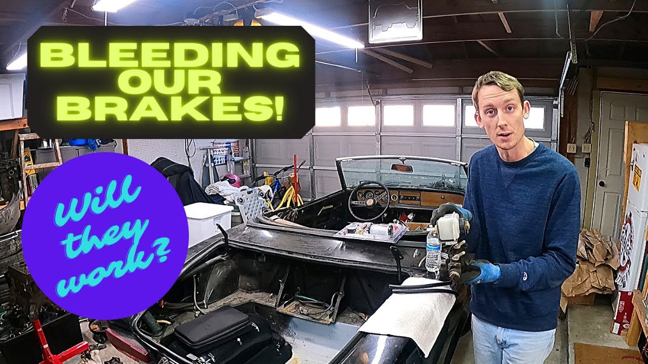 Bleeding our Brake System on our 1982 Fiat 124 Spider: Will They Work?