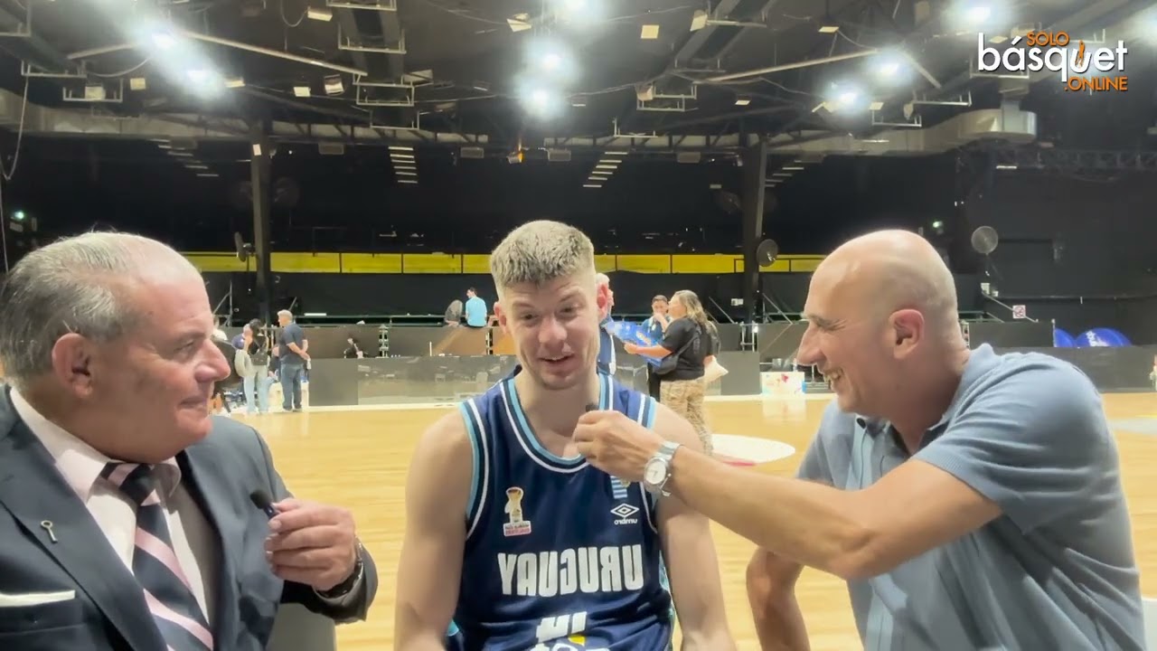 JOAQUÍN RODRÍGUEZ, el MVP de un partido histórico para URUGUAY. Solo Básquet desde Obras