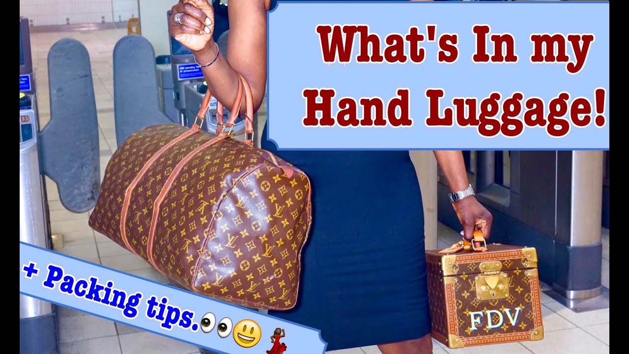 What's in my hand luggage & In-Flight essentials | Fumi Desalu-Vold