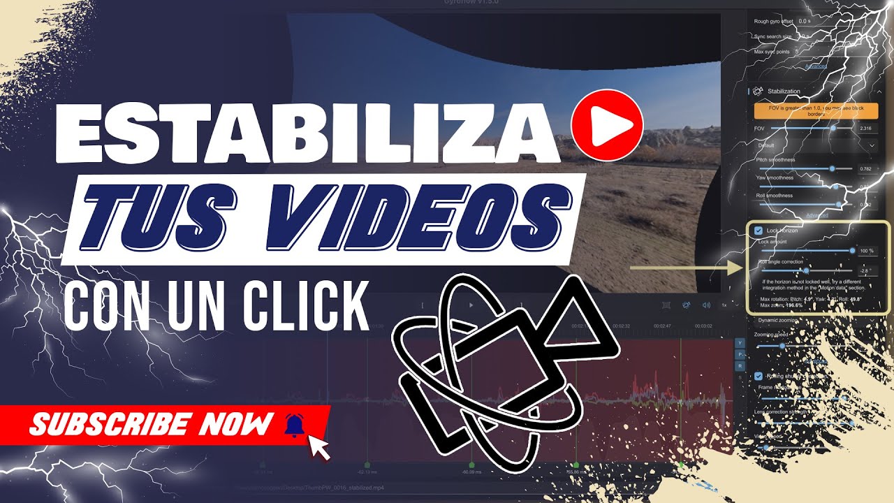 ZFPV TUTORIAL - Gyroflow, la solución para estabilizar tus videos - STABILIZE YOUR SHOTS  #tutorial