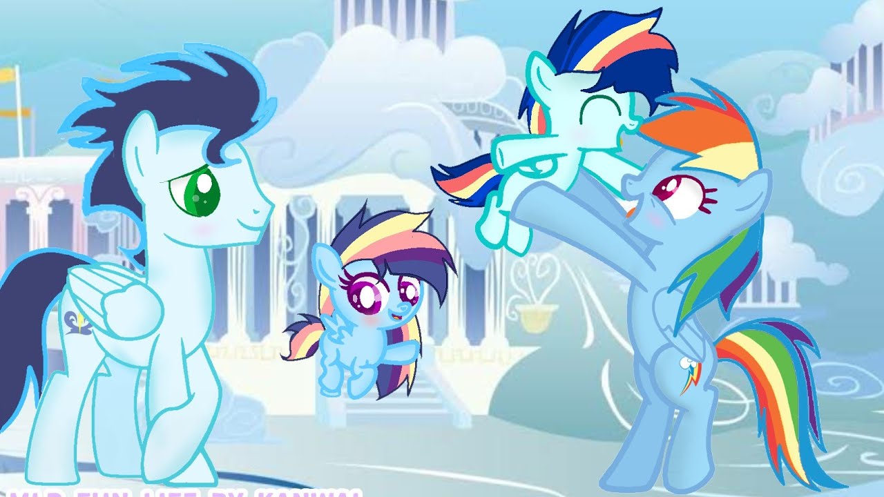 Rainbow Dash x Soarin and their children | Speedpaint | MLP Next Gen | MLP FUN LIFE BY KANWAL