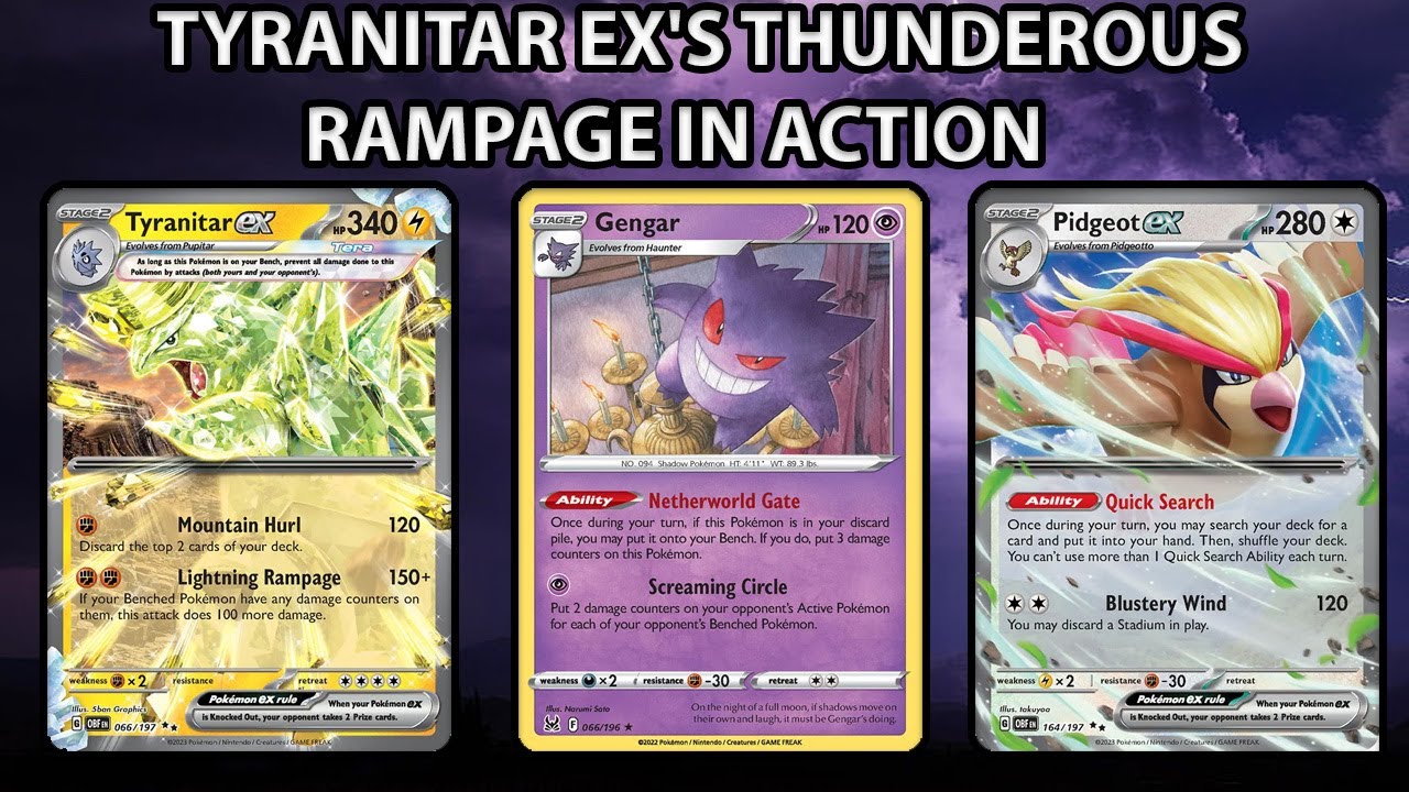 Competitive Pokemon TCG: Tyranitar EX Deck