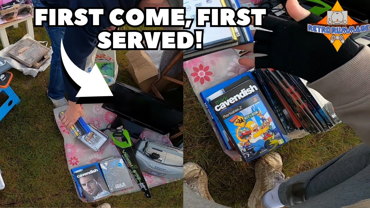 First Come, First Served! Video Game Hunting @ My Local Car Boot Sale.