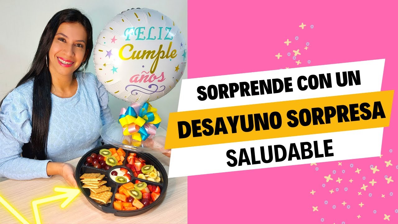 🍓 DESAYUNO sorpresa con FRUTAS - Decora una Bandeja de Desayuno Sorpresa SALUDABLE