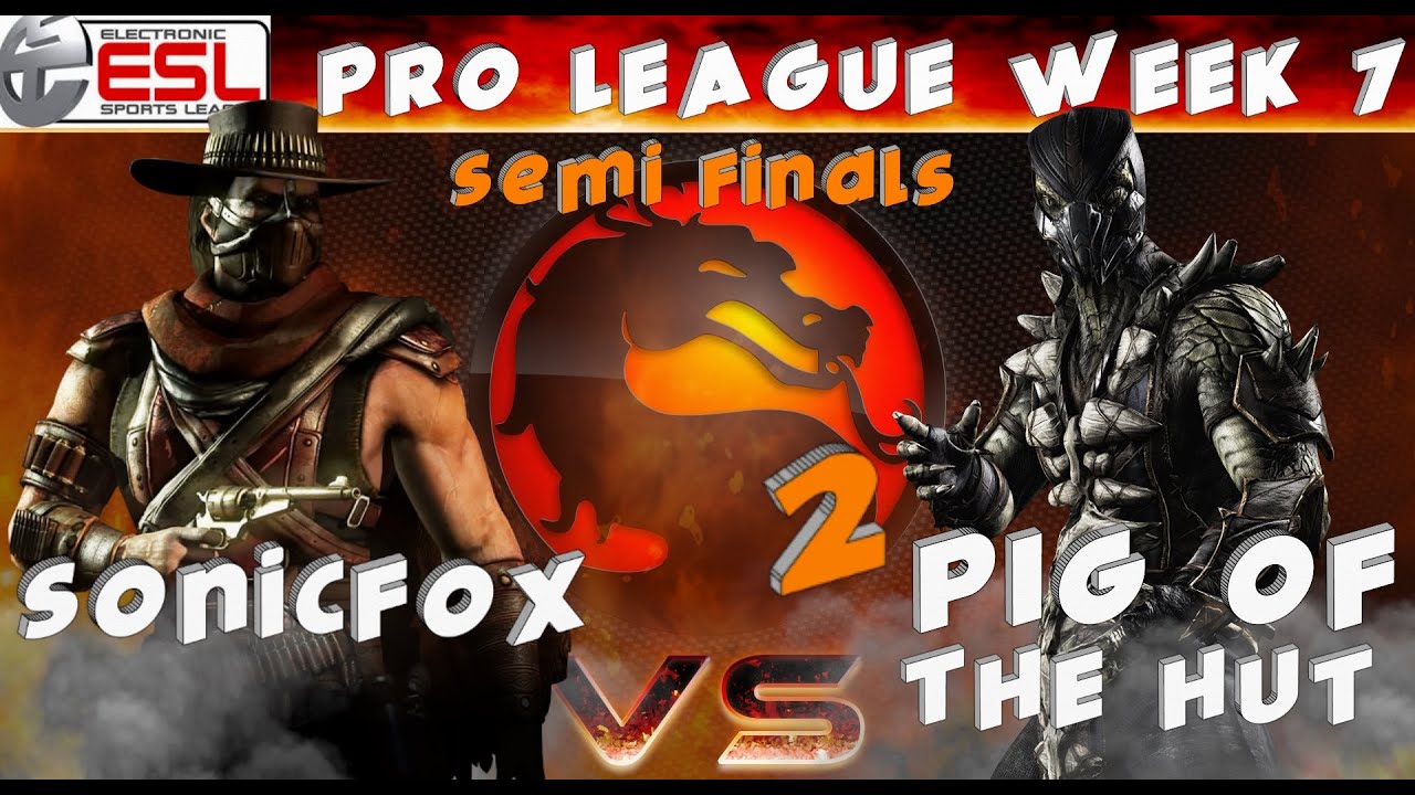 Match 05 (Week 7) Mortal Kombat X: ESL Season 2 - cR SonicFox5000 vs Pig Of The Hut