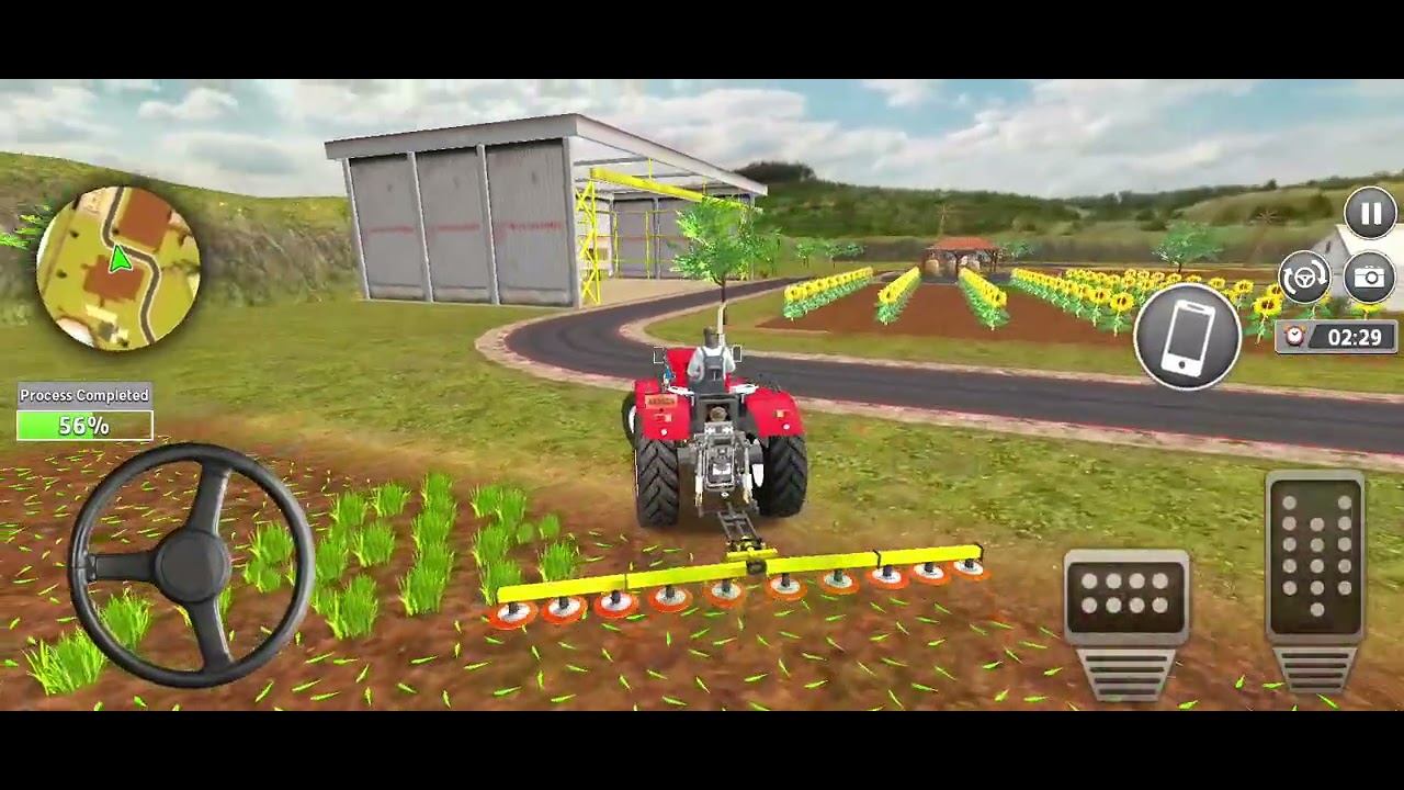 Tractor 🚜 🚜 driver #cartoon #gameplay #gameplay #carwalagames #franklin #tractor @VikashYadav.50 