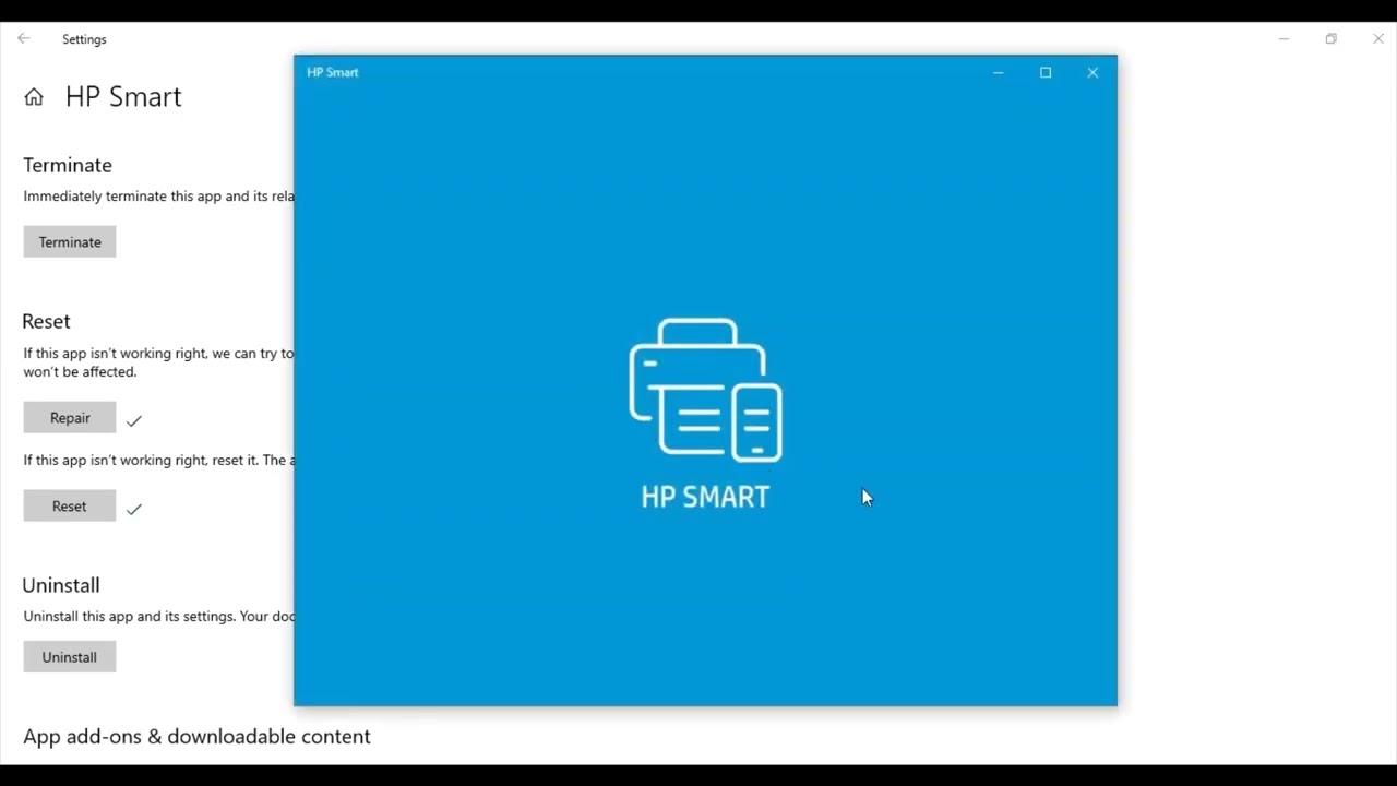 How to solve HP smart app not working problem. #hp #windows10
