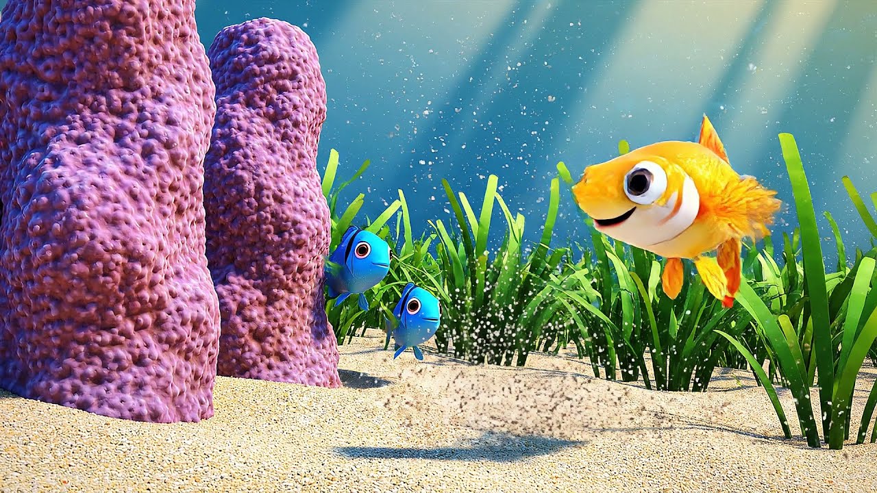 Finding Nemo Baby Marlin Chased the Wrong Fish | Nursery Rhymes and Kids Songs