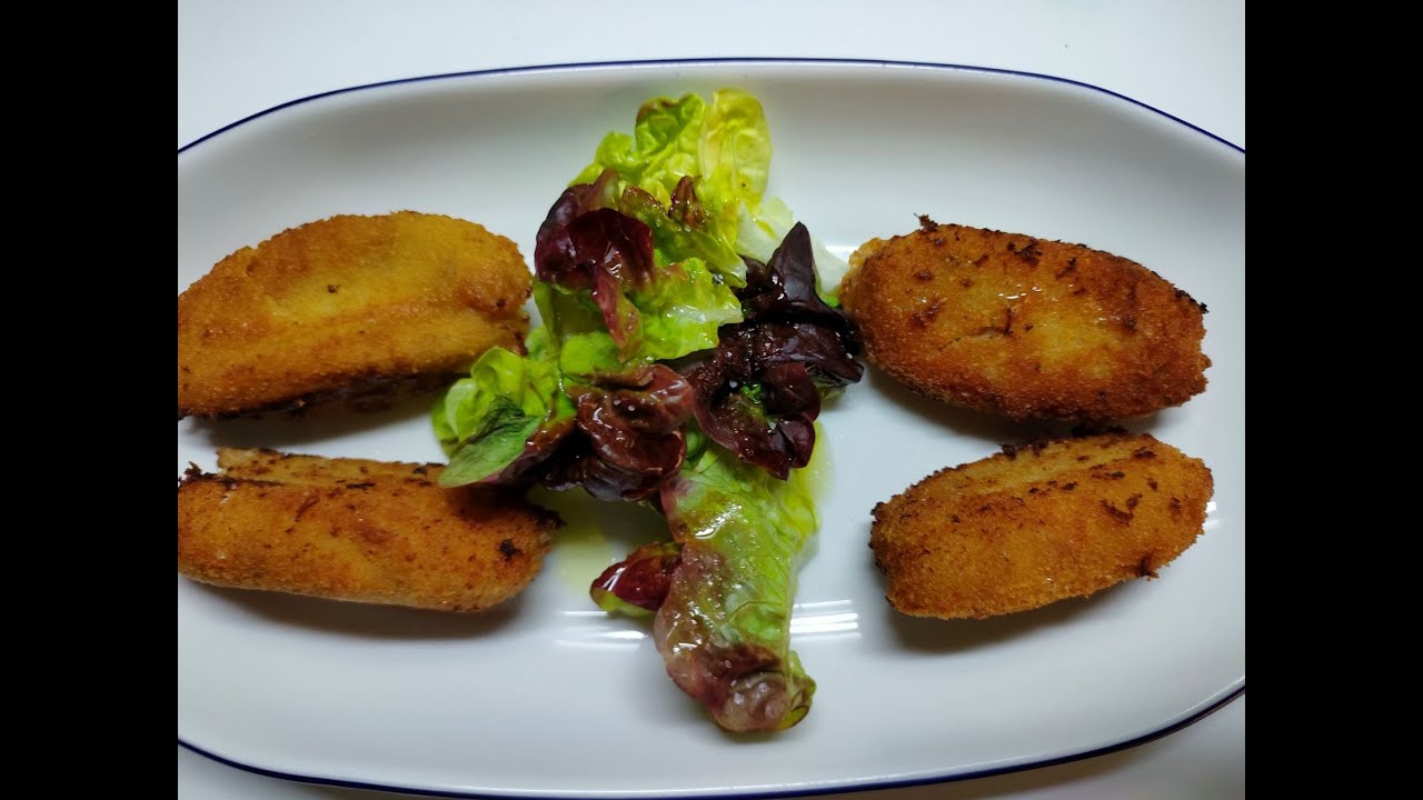 Croquetas de carrilleras de cerdo ibérico.