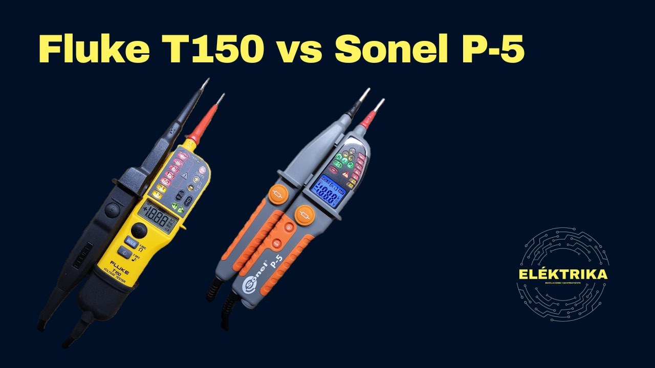 #Fluke T150 vs #Sonel P-5