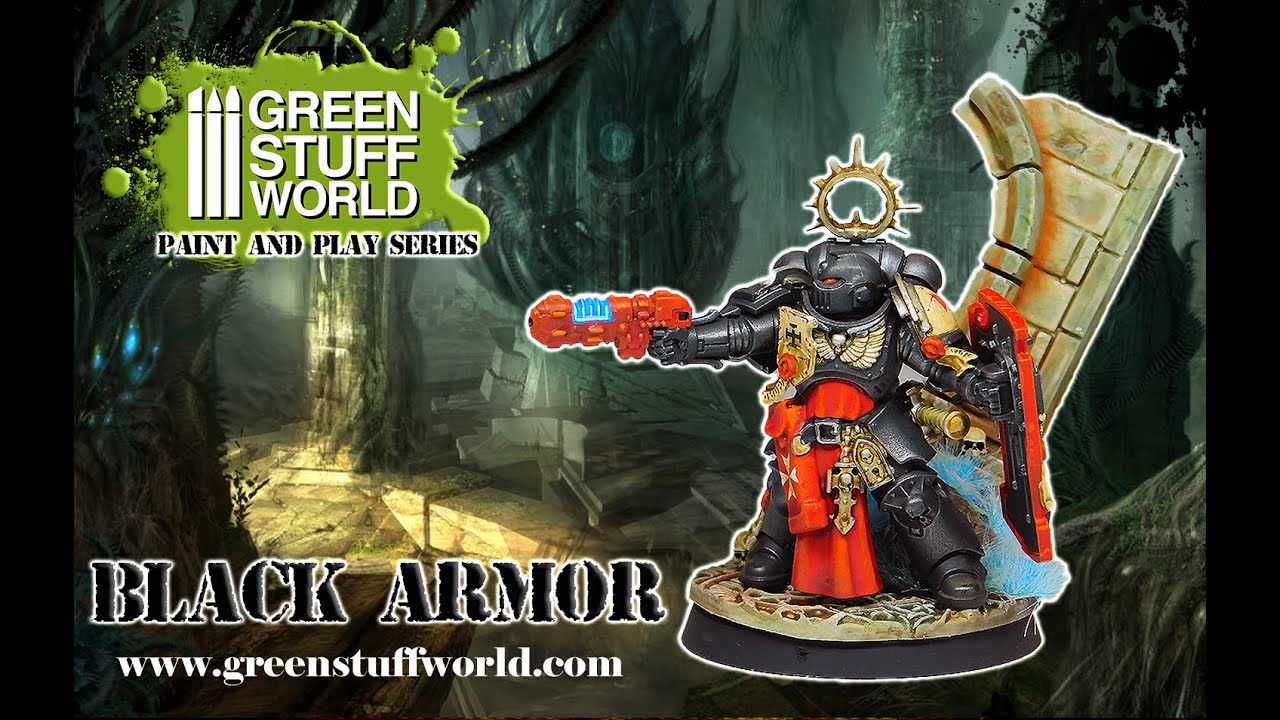 Creative : Black Armor with our pigment Black Steel