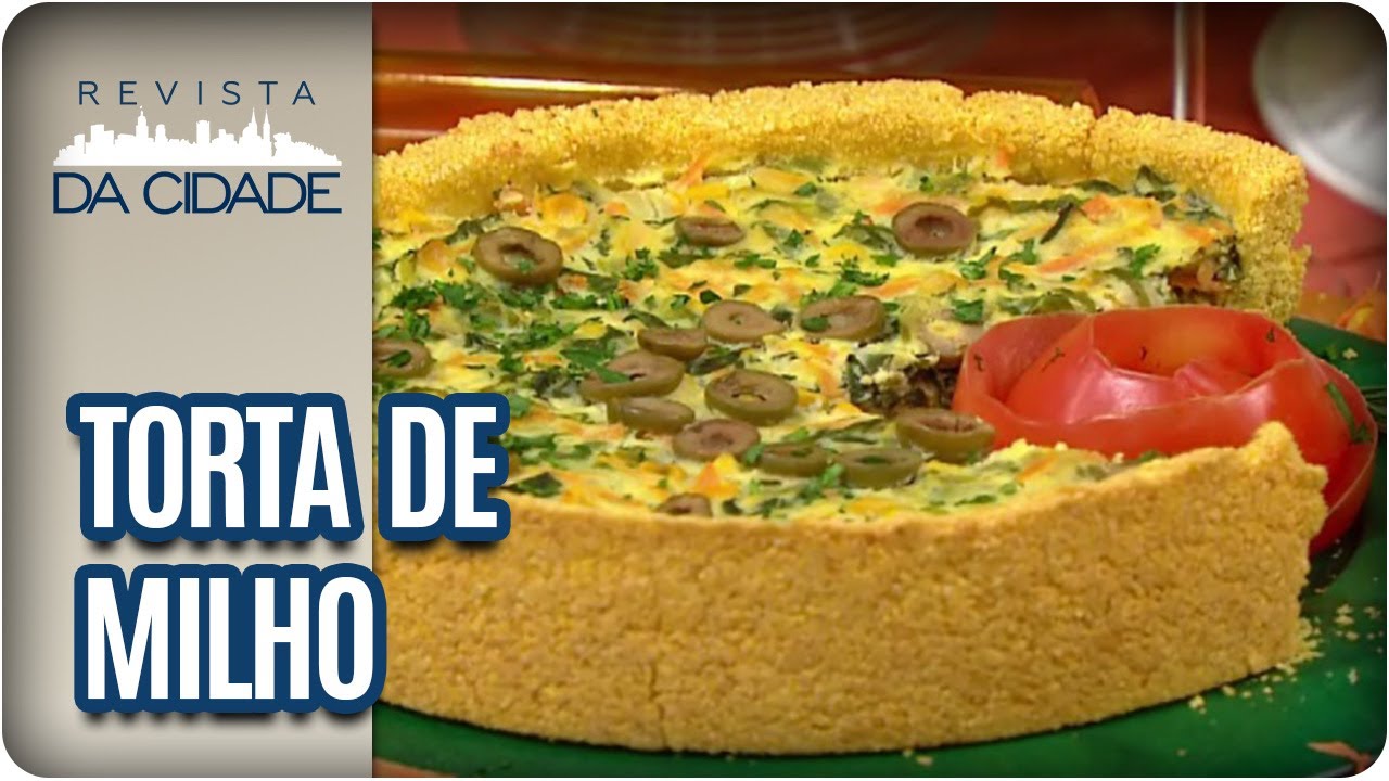 Receita de Torta de Milho com Escarola - Revista da Cidade (25/07/2017)